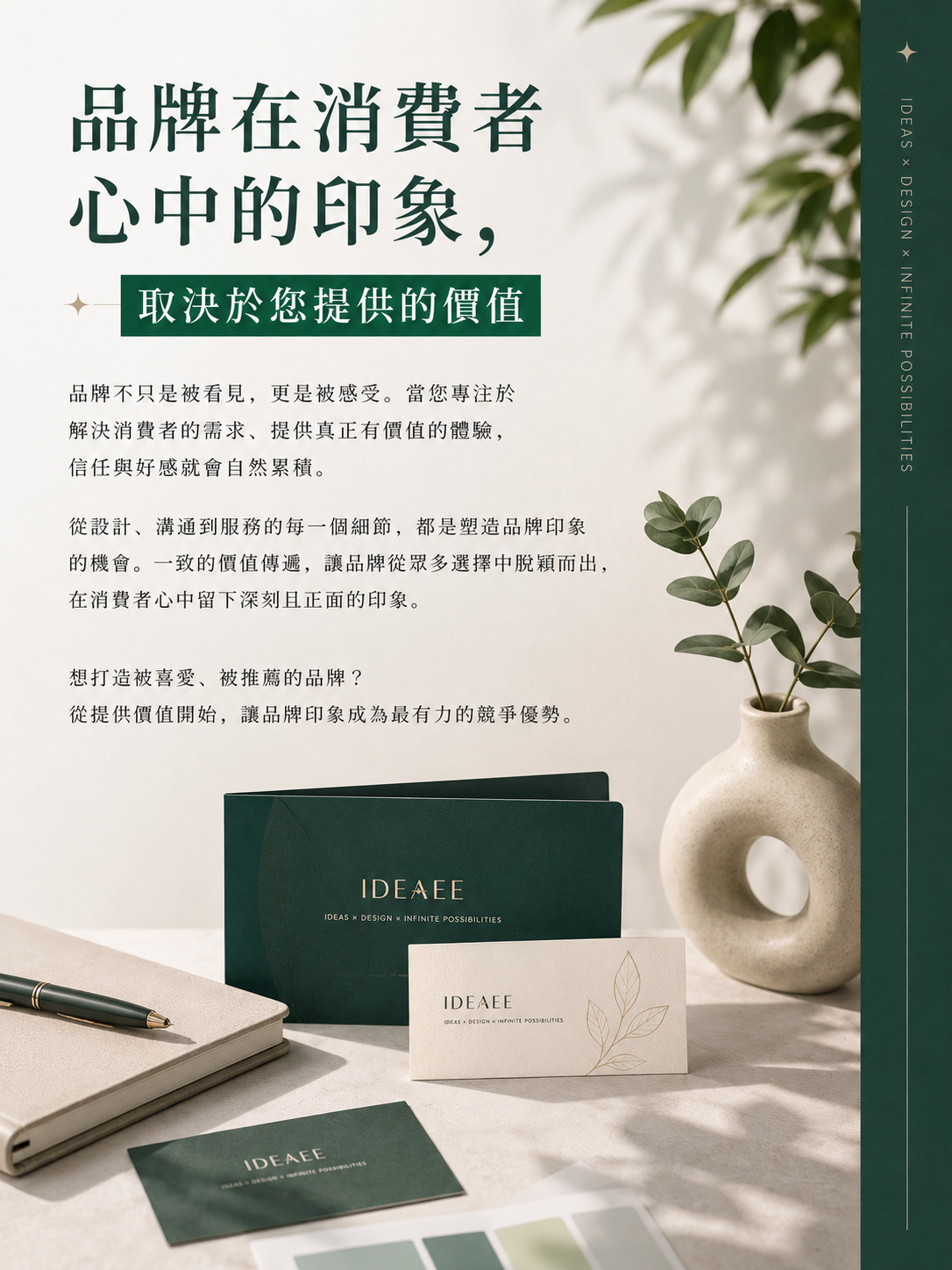品牌在消費者心中的印象，取決於您提供的價值